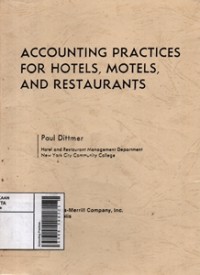 Image of Accounting Practices for Hotels, Motels, and Restaurants