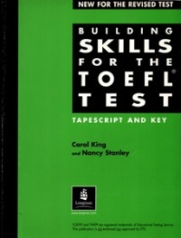Image of Building Skills for The Toefl Test : Tapescript and Key