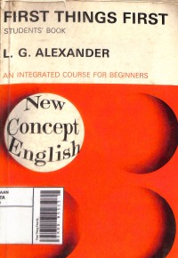 First Things First : An Integrated Course For Beninners