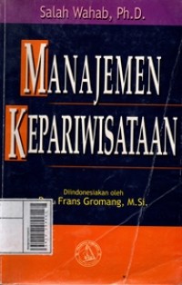 Image of Manajemen Kepariwisataan