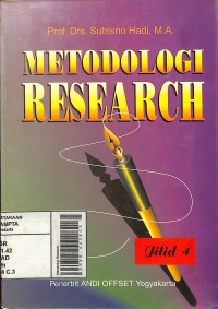 Metodelogi Research Jilid 4