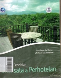 Metodologi Penelitian Pariwisata dan Perhotelan