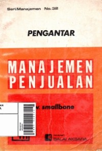 Image of Pengantar Manajemen Penjualan