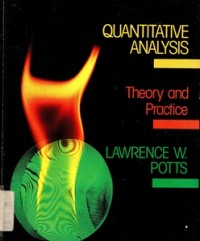 Image of Quantitative Analysis : Theory and Practice