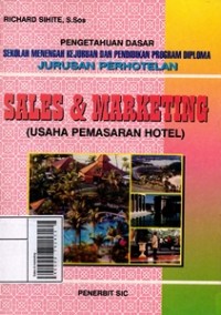 Image of Sales & Marketing : Usaha Pemasaran Hotel