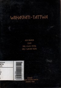 Image of Wrhaspati - Tattwa